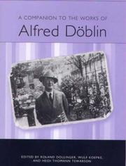 A companion to the works of Alfred Döblin