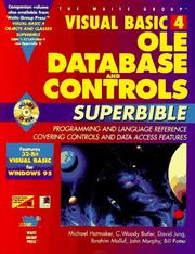 Cover of: Visual Basic 4 OLE, database, and controls SuperBible