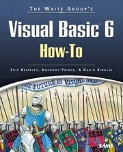 Cover of: The Waite Group's Visual Basic 6 how-to