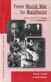 From World War to Waldheim : culture and politics in Austria and the United States