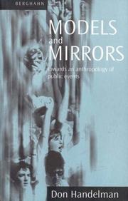 Cover of: Models and mirrors: towards an anthropology of public events
