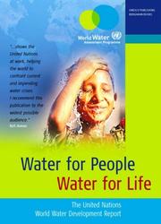 Water for people, water for life : a joint report by the twenty three UN agencies concerned with freshwater