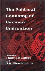 Cover of: The political economy of German unification