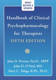 Cover of: Handbook of Clinical Psychopharmacology (Professional)