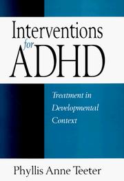 Cover of: Interventions for ADHD: treatment in developmental context