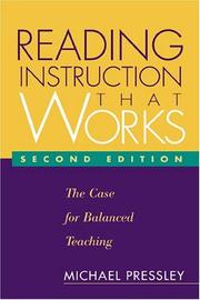 Cover of: Reading instruction that works