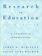 Research in education by James H. McMillan, Sally Schumacher, Jim McMillan