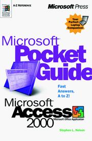 Cover of: Microsoft pocket guide to Microsoft Access 2000