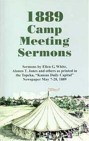 Cover of: The 1889 camp meeting sermons