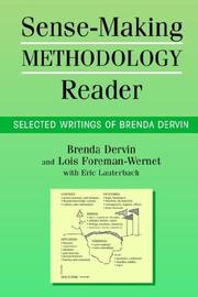 Cover of: Sense-making methodology reader: selected writings of Brenda Dervin