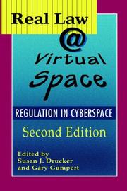 Cover of: Real Law @ Virtual Space: Communication Regulation In Cyberspace (The Hampton Press Communication Series: Communication and Law)