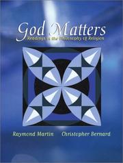 Cover of: God Matters: Readings in the Philosophy of Religion