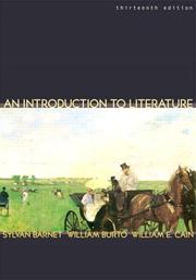 Cover of: An introduction to literature by Sylvan Barnet