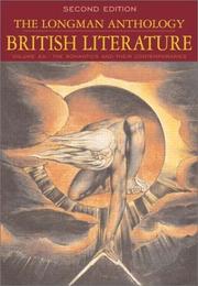 Cover of: The Longman Anthology of British Literature, Volume 2A: The Romantics and Their Contemporaries (2nd Edition)