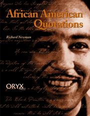 Cover of: African American quotations