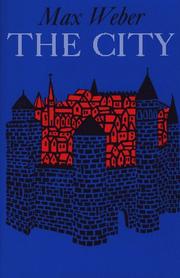 Cover of: The City by Max Weber