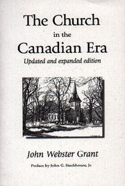 Cover of: The Church in the Canadian Era