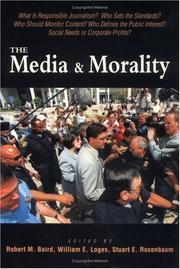 Cover of: The media & morality