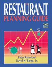 The restaurant planning guide by Peter Rainsford