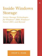Cover of: Inside Windows storage: server storage technologies for Windows Server 2003, Windows 2000, and beyond