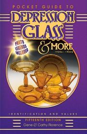 Cover of: Pocket Guide to Depression Glass & More 1920s-1960s (Pocket Guide to Depression Glass & More)