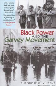 Black power and the Garvey movement by Theodore G. Vincent