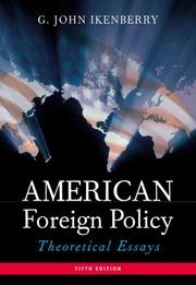 American foreign policy : theoretical essays