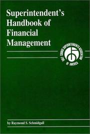 Cover of: Superintendent's handbook of financial management
