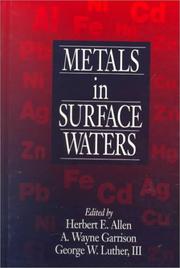 Metals in surface waters