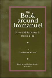 Cover of: The book around Immanuel: style and structure in Isaiah 2-12