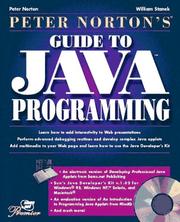Cover of: Peter Norton's guide to Java programming