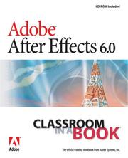 Adobe After Effects 6.0. : classroom in a book /