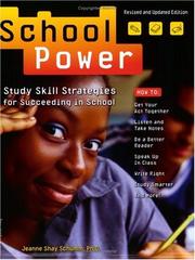 Cover of: School power: study skill strategies for succeeding in school