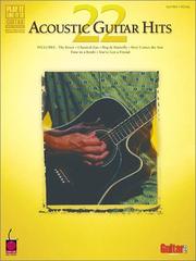 Cover of: 22 Acoustic Guitar Hits (Play-It-Like-It-Is)