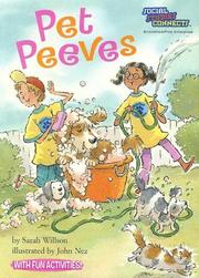 Cover of: Pet peeves by Sarah Willson