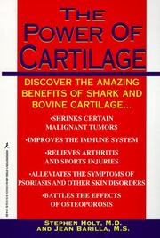 Cover of: The power of cartilage