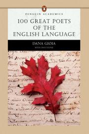 Cover of: 100 Great Poets of the English Language by Dana Gioia