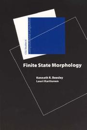 Finite state morphology