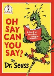 Cover of: Oh say can you say?