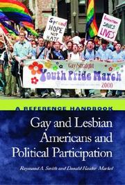 Cover of: Gay and Lesbian Americans and Political Participation:  A Reference Handbook