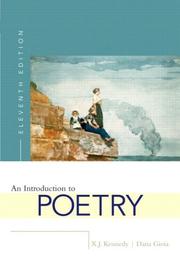 Cover of: An Introduction to Poetry by X. J. Kennedy, Dana Gioia
