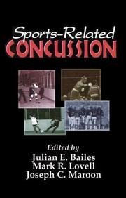 Cover of: Sports related concussion