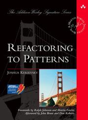 Cover of: Refactoring to Patterns (The Addison-Wesley Signature Series)