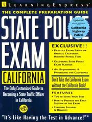 Cover of: State Police Exam California: Highway Patrol (Learning Express Law Enforcement Series California)
