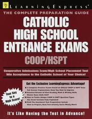 Cover of: Catholic high school entrance exams: COOP/HSPT.