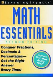 Cover of: Math essentials
