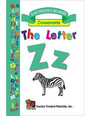 Cover of: The Letter Z Easy Reader