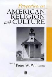 Cover of: Perspectives on American religion and culture
