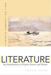 Cover of: Literature by [compiled by] X.J. Kennedy, Dana Gioia.