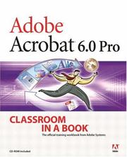 Cover of: Adobe Acrobat 6.0 professional.
